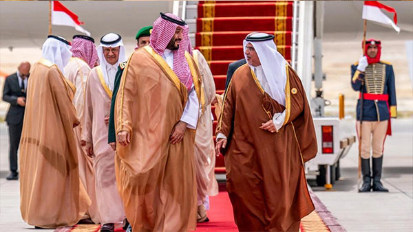 ولي العهد السعودي يرأس وفد المملكة المشارك في أعمال الدورة الـ 33 لمجلس جامعة الدول العربية على مستوى القمة